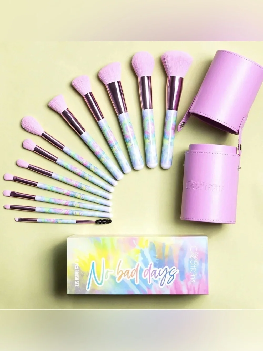 Beauty Creations Limited Edition “No Bad Days” 12 Pc Brush Set